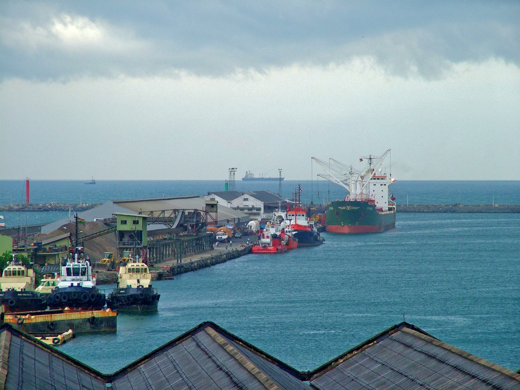 Takoradi harbor, Ghana by Remo Kurka 