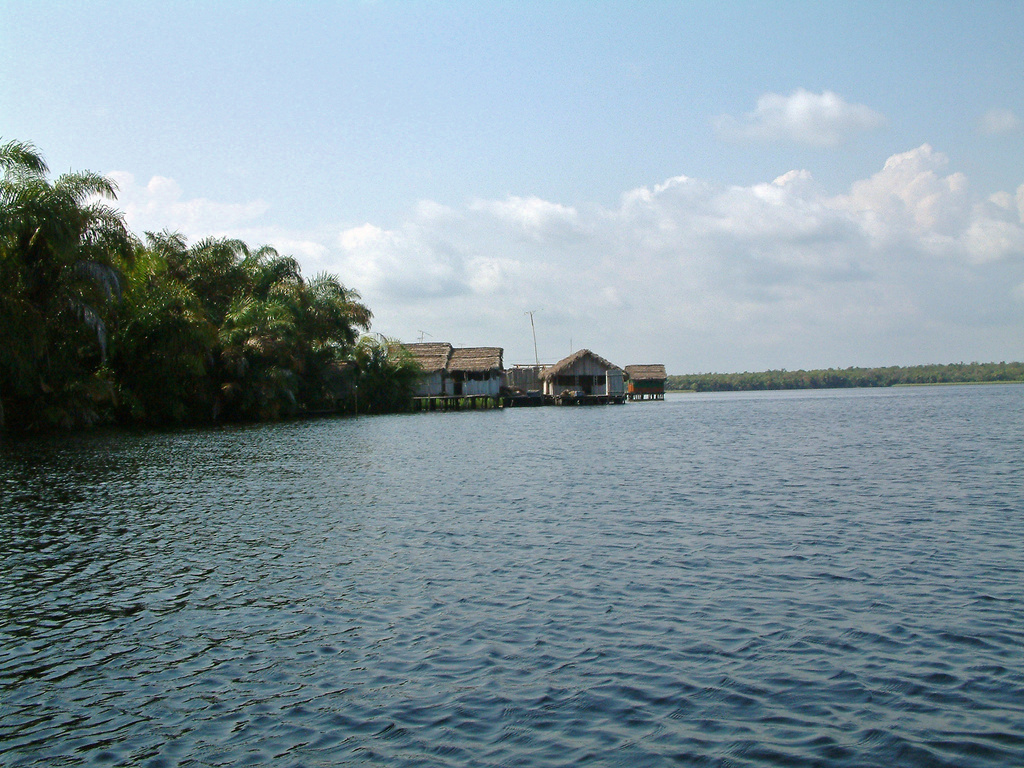 Nzulezo village. Although tourism has made Nzulezo one of Ghana's best-known attractions, it remains first and foremost a living community. (c) Remo Kurka, Western Region