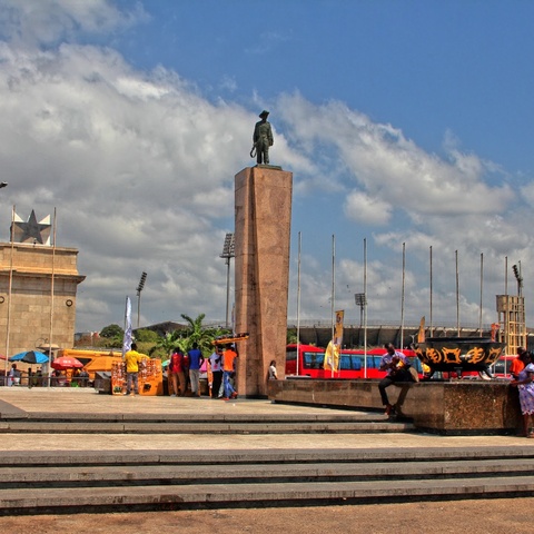 Black Star Square Independence Square Accra (c) Remo Kurka