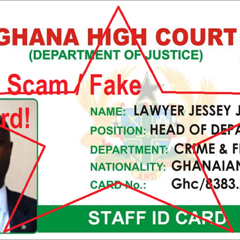 Ghana & Africa Scam ID Scam